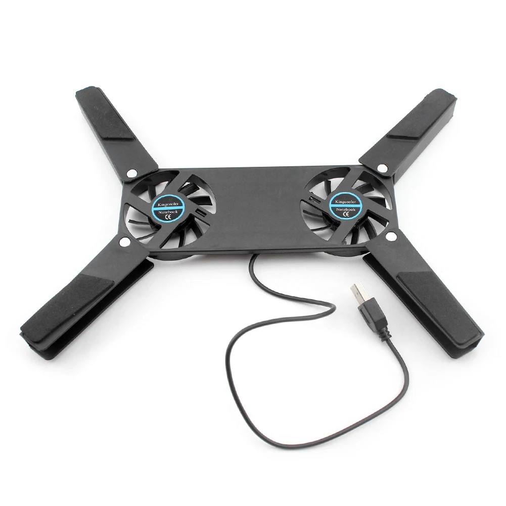 Laptop Cooler with dua fan base